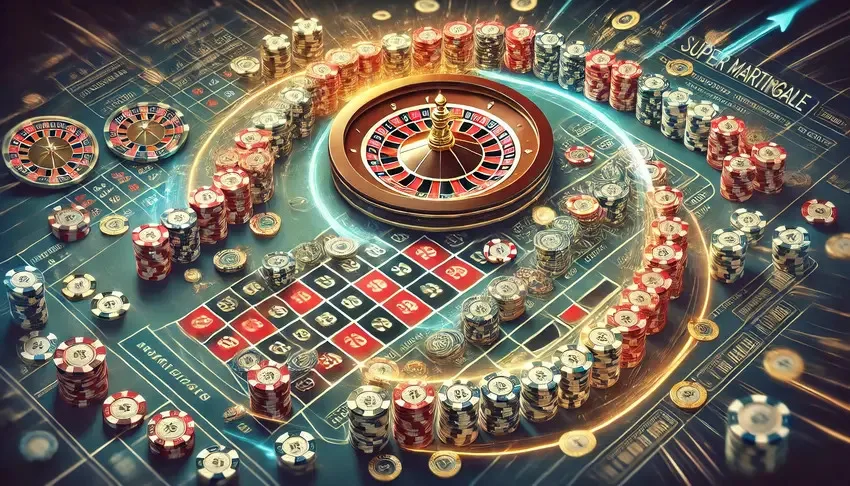 Roulette strategy Super-Martingale
