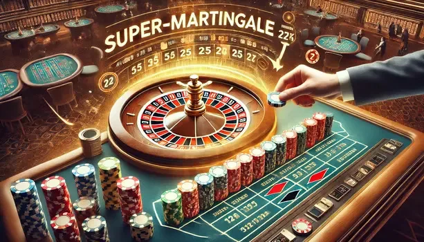 Super-Martingale roulette