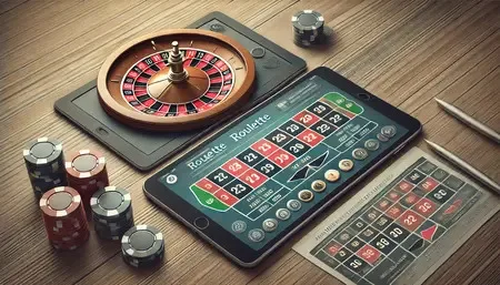 Juego de ruleta móvil