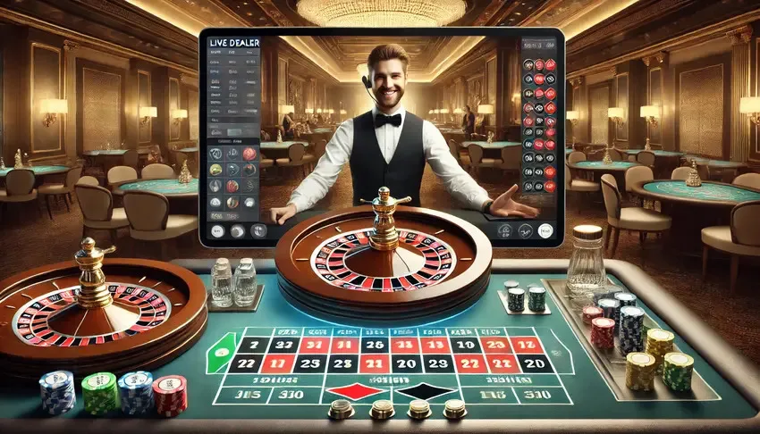 Roulette online con croupier veri