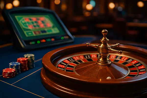 Ruota dorata in casinò