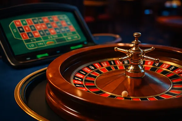Ruota dorata in casinò