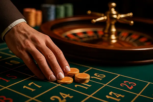 Roulette Kugelbereich