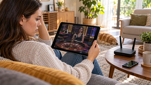 Connexion à la roulette en direct